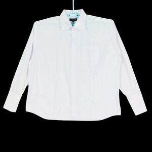 Avanti Uomo Men's Lavender Long-Sleeve Dress Shirt Size 18.5 34/35‎ Button Down